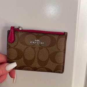 NEW Coach card holder/wallet  & keychain